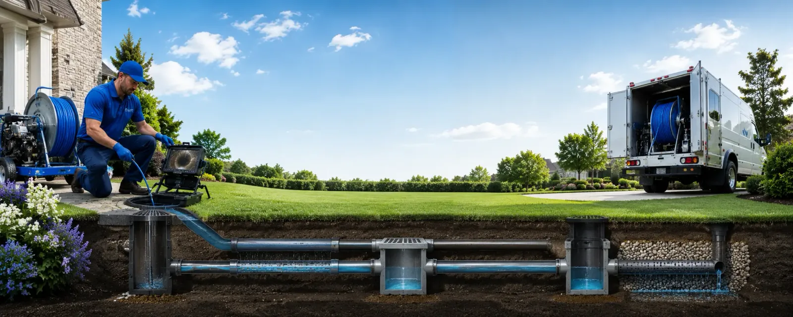 Outdoor drain cleaning information for Burlington, NC